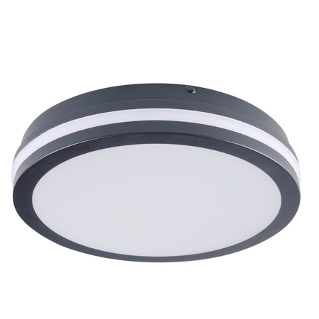 Plafond LED-Decken-Bewegungsmelder Aufputz 30W 3120lm CCT IP65 Graphit BENO KANLUX