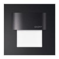 LED-Treppenleuchte 0,4W Blau 10 V DC IP20 Mattschwarz TANGO MINI STICK Skoff