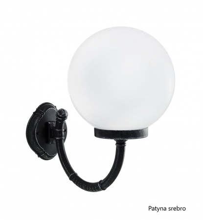 Außengarten-Fassadenleuchte LED-WANDLAMPE Klassische Kugeln K 3012/1/K 300 P E27 Su-Ma