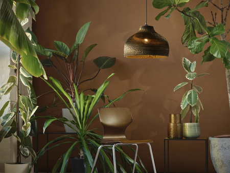 Dekorative Decke Pendelleuchte E27 Überhang Braun Karton Dekor Ledvance