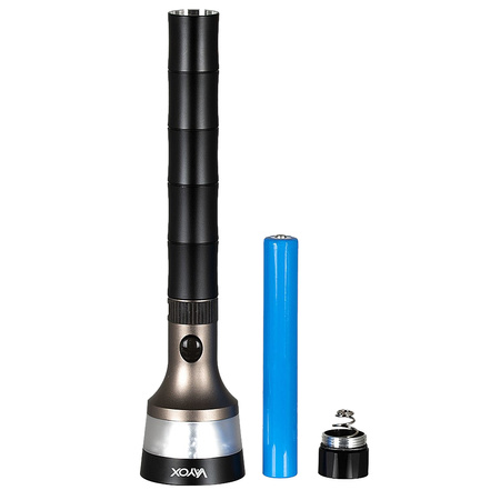 Handtaschenlampe LED-Taschenlampe Suchscheinwerfer Magnet USB Polizei taktisch VAYOX VA0074