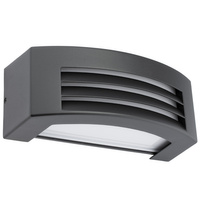 Gartenwandleuchte Elevation Außenleuchte E27 Dunkelgrau IP54