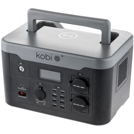 Energiebank Powerbox Tragbare mobile Stromstation 1800W Premium KOBI
