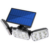 Solar-Flutlichtlampe 138x LED 10W 480lm Kalt IP65 Bewegungssensor + Fernbedienung