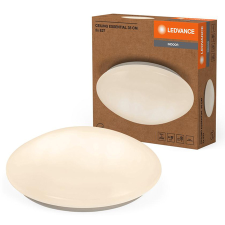 Plafond Wandleuchte Wandleuchte E27 Weiß Essentials Ledvance