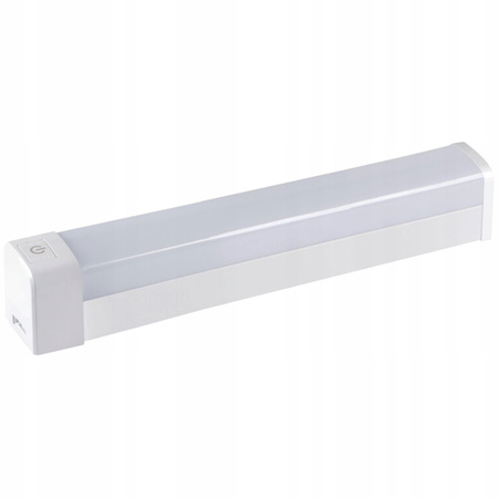 LED Wand- und Deckenleuchte Badezimmerleuchte mit Schalter 15W 4000K IP44 60cm Weiß KANLUX