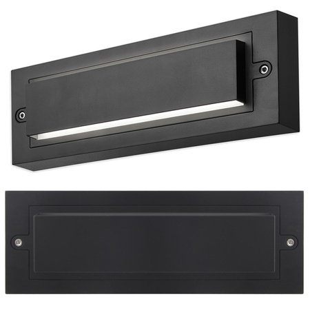 Gartenwandleuchte Elevation LED Wandleuchte 6W SCHWARZ TINA