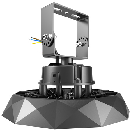 LED-Industrieleuchtenausleger Anica 100W Schwarz Kobi