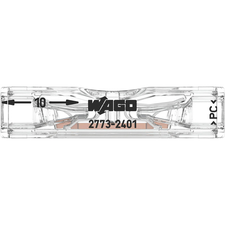 Installationsverbinder Schnellverbinder 2773-2401 Durchgangsloch 2x4mm WAGO