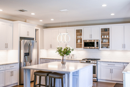 LED-Deckenleuchte aus Feuerstein 34W 3000K weiß GOLDLUX (Polux)