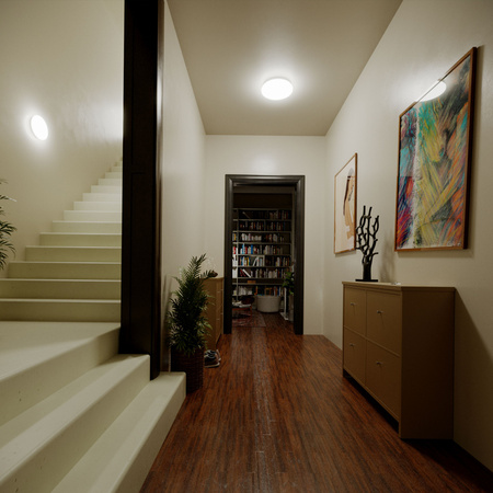 LED Plafond Deckenleuchte 12W 1500lm 4000K mit Dämmerungssensor Weiß Acuna Philips