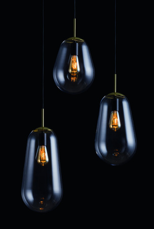 PEAR L 8671 Nowodvorski E27 Decke Glasschirm Moderne Pendelleuchte