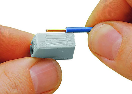 100x Beleuchtungsverbinder Schnellverbinder WAGO 224-101 für KABEL 0,5-2,5mm