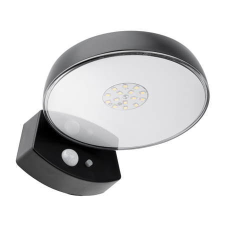 Gartenwandleuchte Elevation LED-Solarleuchte mit Bewegungs- und Dämmerungssensor 4000K IP65