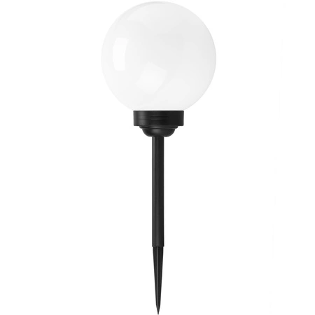 Solar-LED-Lampe, Solar Gartenleuchte IP44 6500K 20cm Kugelleuchte Weiße ATRIS LUMILED