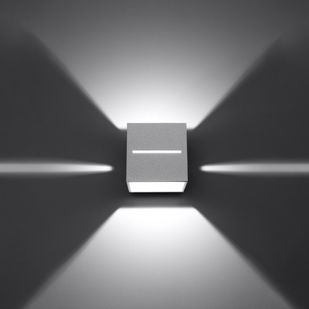 Wandleuchte LOBO G9 Cube Up-Down Modern Weiß SOLLUX