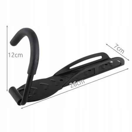 Fahrrad-Wandhalterung Haken robust ISO TRADE