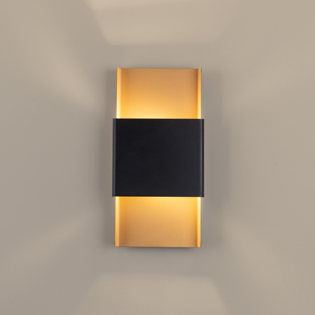 Wandleuchte DURLIN 2xG9 Gold Schwarz Modern SOLLUX