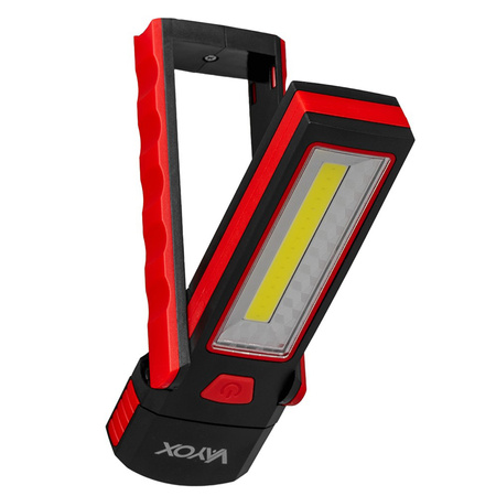 Wiederaufladbare Werkstatt-Taschenlampe Klappbarer Magnet COB + LED VA0101 Vayox