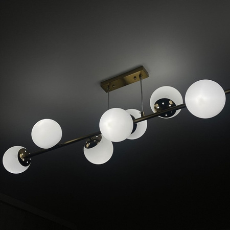 Masterled 8x E27 Gold Bali Pendelleuchte