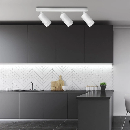 Wand- und Deckenstrahler Leuchte 3x GU10 Weiß LONDON Sanico Goldlux