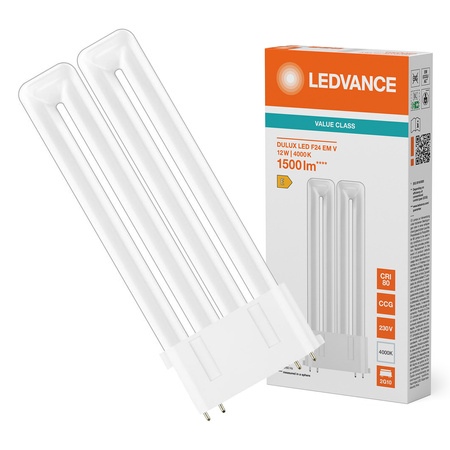 LED Lampen DULUX 2G10 12W = 24W 1500lm 4000K Neutralweiß FILAMENT LEDVANCE