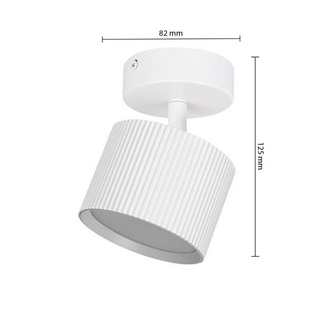 Wandlampe Spotlight Wandlampe GX53 Moving White Orbin Masterled