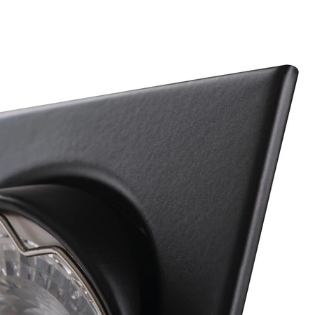 ALOR GU10/GU5.3 flush mount quadratisch Movable Schwarz KANLUX