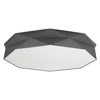 Plafond Deckenleuchte Deckenaufbauleuchten KANTOOR Rund Graphit-Weiß 86cm 15W 6xE27 4223 TK Lighting