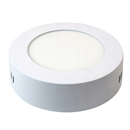 LED-Panel Deckenleuchte 6W 480lm 2700K warmweißes Anbaugehäuse Rund weiß Proma Masterled