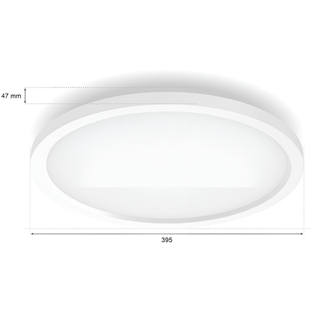 LED-Anbaupanel SURIMU 40W CCT RGB PHILIPS HUE Bluetooth Deckenleuchte
