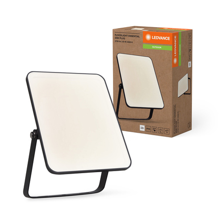 LED-Flutlicht Außenstrahler 30W 2700lm 4000K IP65 Schwarz Essentials Ledvance