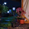 Solarlampe für Außen – Stehleuchte Garten Pfosten 70 cm