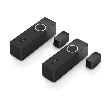 2x Tür öffnen/schließen Kontaktsensor Fenster Wireless Smart Kontaktsensor Schwarz PHILIPS HUE Zigbee
