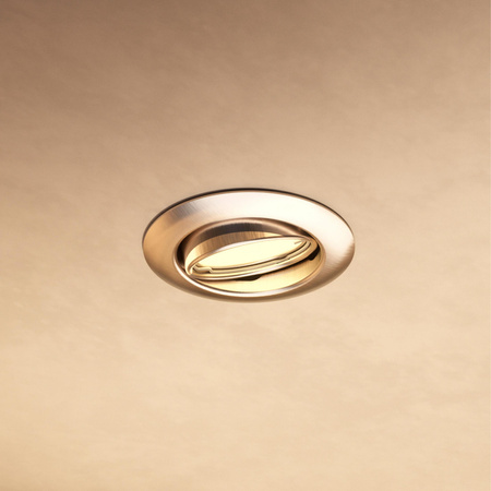 Einbau LED GU10 Movable Aluminium Rund Nickel Peridot Philips