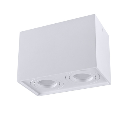 Deckenanbauleuchte Hadar Q2 2xGU10 beweglich rechteckig weiß