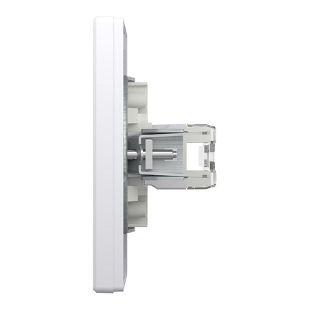 RJ45 Cat. 6 UTP-Computersteckdose mit Rahmen weiß SCHNEIDER ASFORA