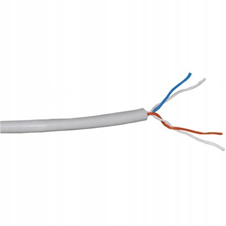 Drahtkabel YTKSY 2x2x0,5mm Telekommunikation Weiß 1m ELEKTROKABEL