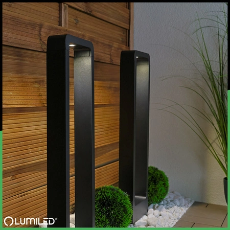 Gartenleuchte 10W, Außenstehleuchte Pollerleuchte 60cm ERICA LUMILED