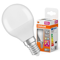 LED-Lampe P47 Ball E14 4.9W = 40W 470lm 2700-4000K CCT 200° Relax Active und Sleep CLASSIC Osram