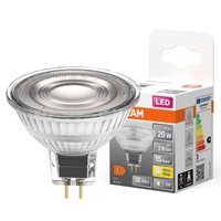 LED-Lampe MR16 Reflektor GU5.3 2.1W = 20W 210lm 2700K Warm 12V 120° STAR Osram