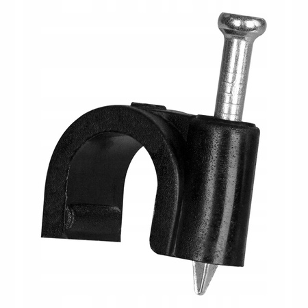 FLOP CLIP Kabelhalter 12 mm Schwarz 100 Stück PAWBOL