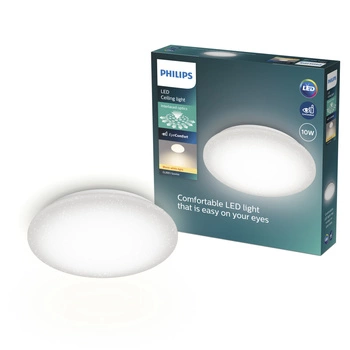 LED Plafond Deckenlampe 10W 1000lm 2700K Warm Star Effekt Moire CL200 Philips