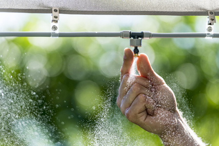 Wasservorhang Garten Sprinkler 7.5m CELLFAST