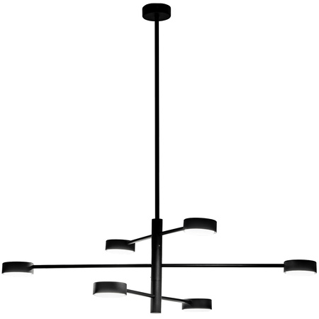 LED-Pendelleuchte 6x GX53 Wall Schwarz OVILO LUMILED