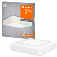 Aufbau-LED-Panel-Deckenleuchte FARBE WEISS 30W 1600lm 3000K Warm RGB 40cm LEDVANCE