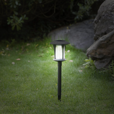LED Solar Gartenlampe BOLTON Plug-in 4000K 1,6W IP44 43cm Dämmerungssensor