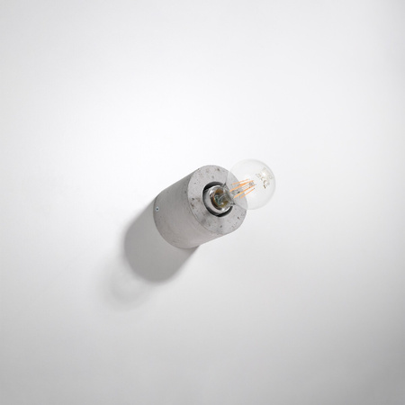 LED SALGADO E27 Wandleuchte Beton SOLLUX