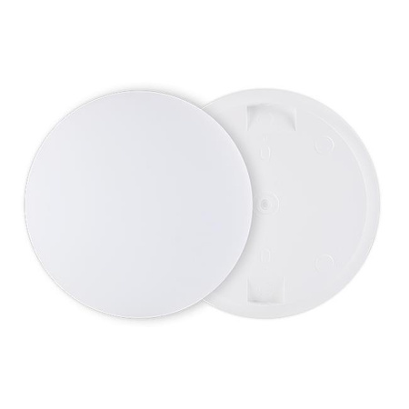 LED Decke Plafond Badezimmer Aufputz 18W 1880lm 4000K neutralweiß mit Bewegungsmelder Rund Weiß IP54 Minos Masterled