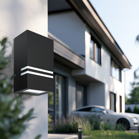 LED-Gartenlampe QUAZAR 11 GU10 IP44 KOBI ALUMINIUM SCHWARZ